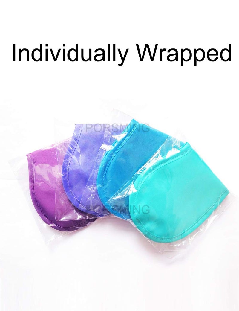PorsMing Eye Mask Sleep Masks Pack of 36 PorsMing Sleeping Mask Blindfold Eye Cover Team Building Games Party with Nose Pad and Adjustable Strap for Women Men Kids 4 Layers Colors (18 Color 36 Pieces) - Image 4